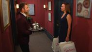 Doug watches Gwen leave her hotel room with the diamond necklace on Days of our Lives | Image: Peacock